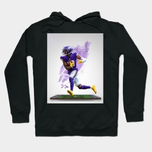 Justin Jefferson Minnesota Sports Art Hoodie